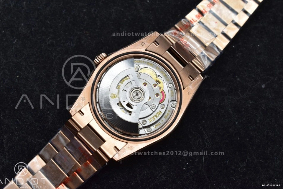 RG 904L Bracelet Weight) QF Edition Steel Original V5 (Gain Square Diamond Grey DayDate 36 President with 671 vr3255 on Dial Best 0208